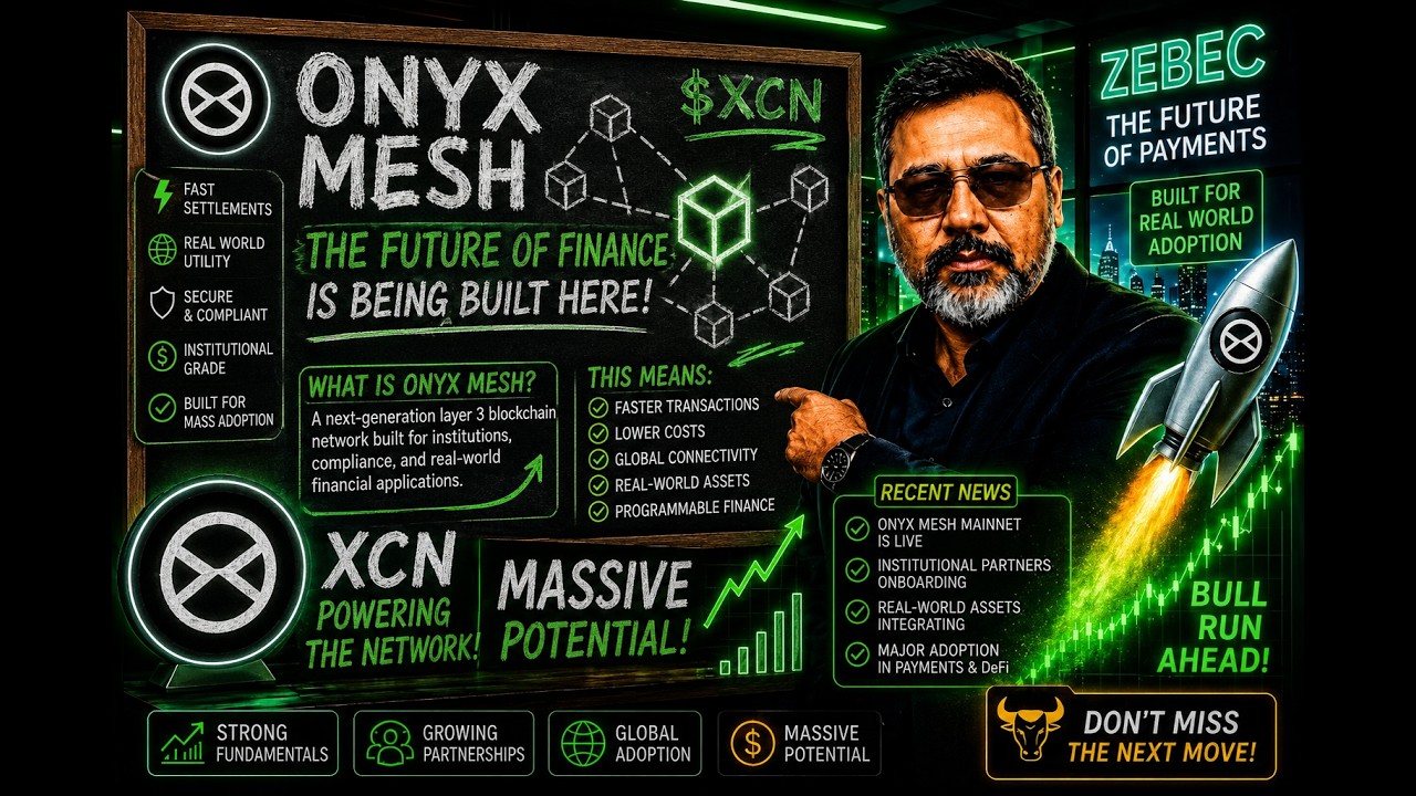 🚨 ONYX XCN MESH IS LIVE: The Institutional Blockchain Network Changing EVERYTHING