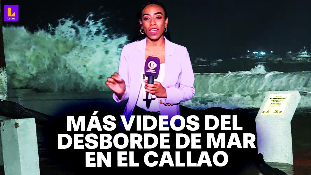 Olas de más de 3 metros en el Callao: Videos del oleaje anómalo en La Punta