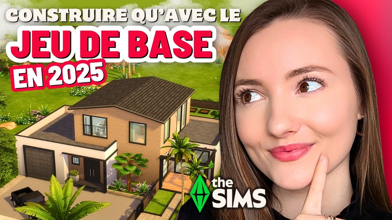 J’ai construit 3 INCROYABLES maisons JEU DE BASE grâce à la NOUVELLE MISE À JOUR des Sims 4 ! 🔥