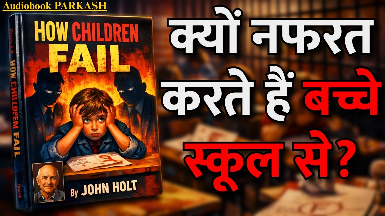 क्यों नफरत करते हैं बच्चे स्कूल से? 🎒 | How Children Fail by John Holt (Audiobook Summary) ⚠️