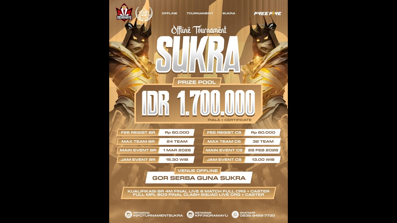 TOURNAMEN OFFLINE SUKRA SEASON 4 BATTLE ROYALE