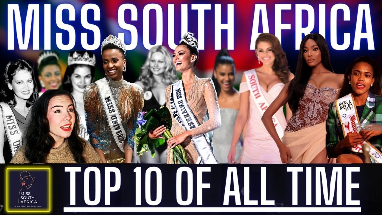 💥 TOP 10 BEST Miss South Africa's OF ALL TIME!