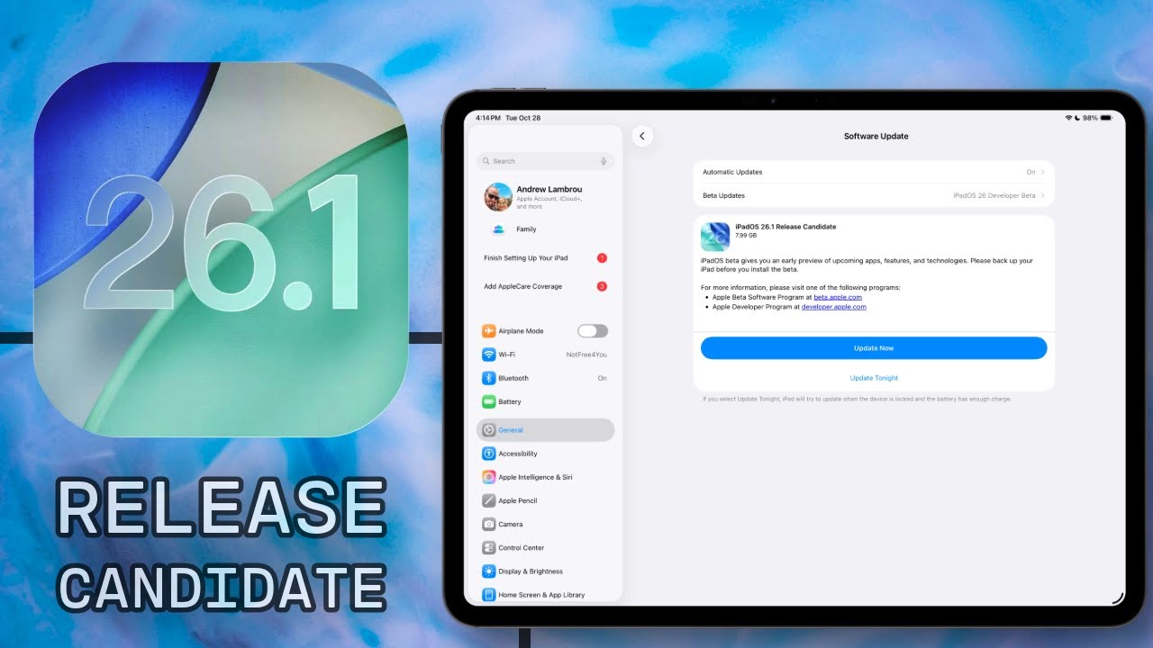 iPadOS 26.1 RC уже здесь &mdash; готовы к будущему!
