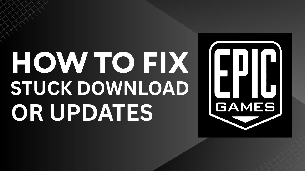 How to Fix Stuck Download or Update in Epic Games Launcher 2025 | Step By Step Tutorial