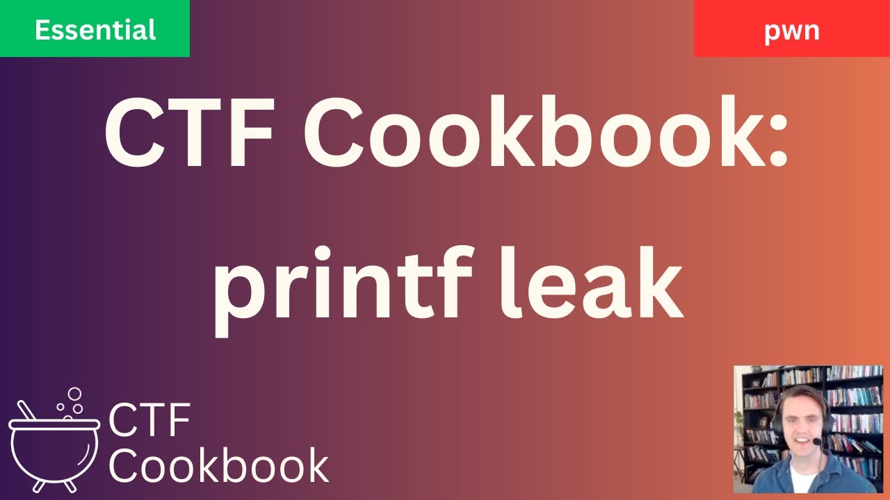 printf leak - CTF Cookbook - pwn