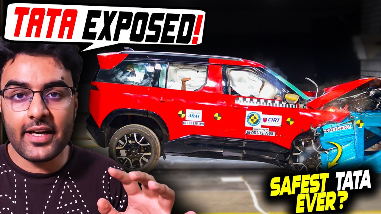 Tata Sierra even More Safer than Harrier Record ? GNCAP results explained