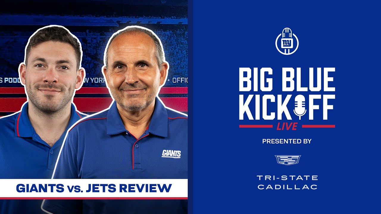 Giants vs Jets Review | Big Blue Kickoff Live | New York Giants