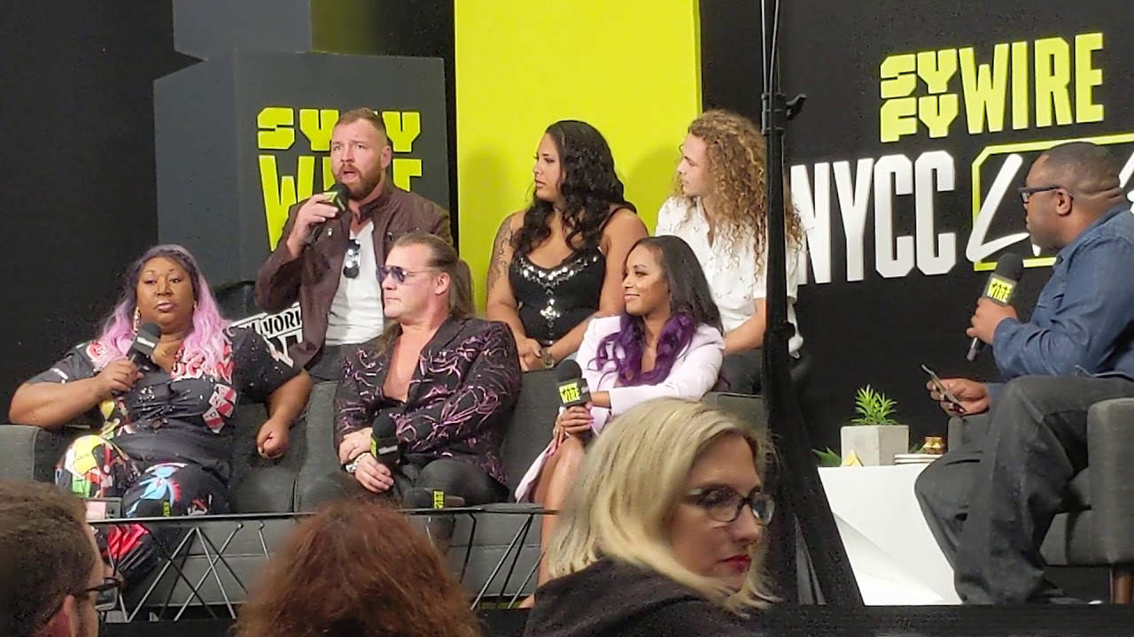 All Elite Wrestling (AEW) NYCC Interview!! 10/4/19 NowWatchMeNerd