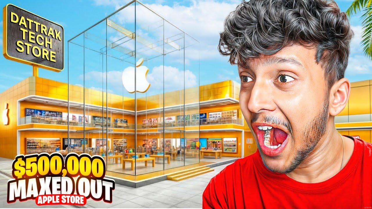 SPENDING $500,000 to MAX OUT the APPLE STORE! 🤑 Mall Simulator #8