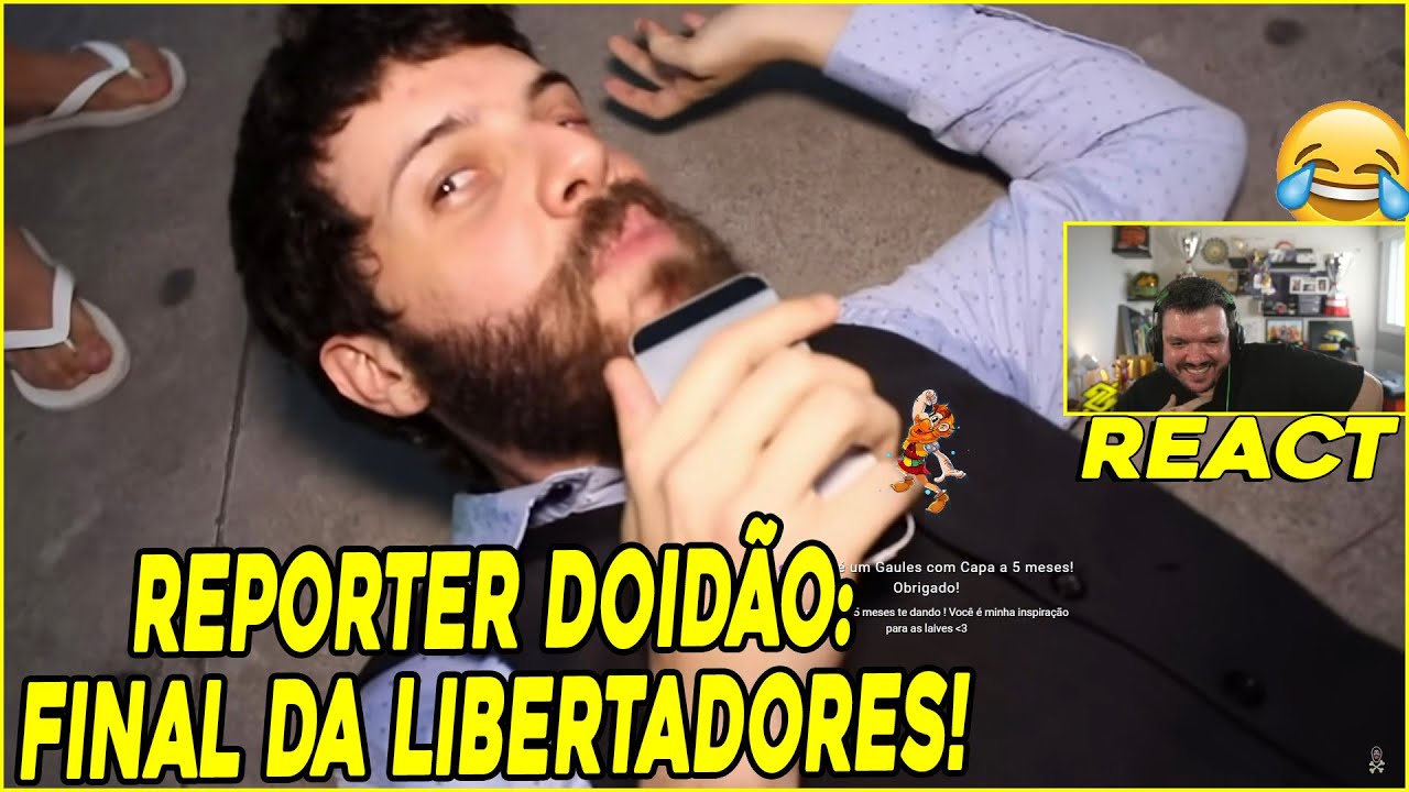 GAULES REAGINDO A DIOGO DEFANTE : REPORTER DOIDÃO NO FINAL DA LIBERTADORES! FLAMENGO X PALMEIRAS
