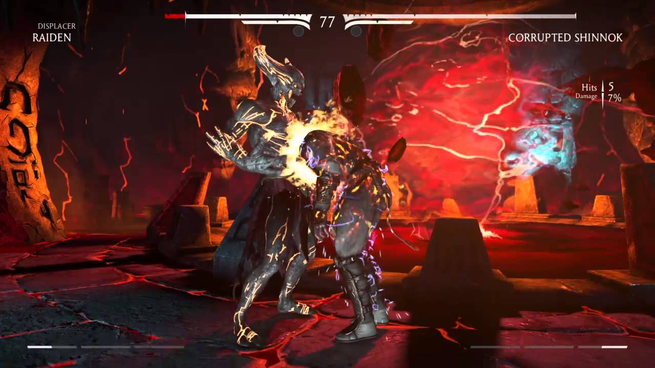 Mortal Kombat X Raiden vs Corrupted Shinnok Very Hard