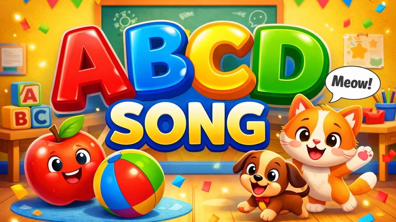 ABCD Song for Kids | A to Z Alphabet Song | Cartoon Kids Rhymes