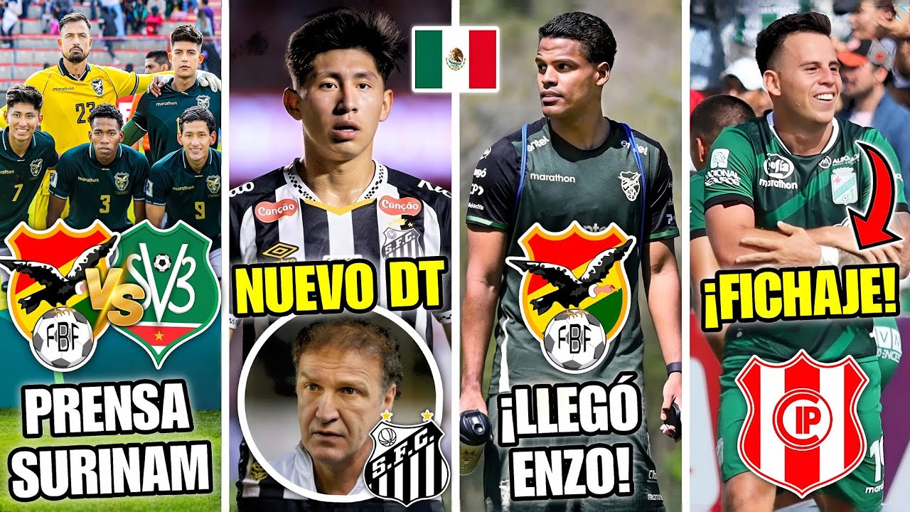 🚨¡PRENSA de SURINAM SUBESTIMA a BOLIVIA! | MIGUELITO tiene NUEVO DT! | MONTEIRO LLEGÓ a MÉXICO!