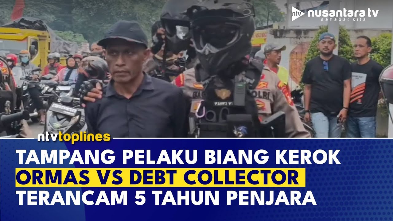 Heboh Bentrok Ormas vs Debt Collector, Polres Depok Tetapkan 2 Tersangka | NTV TOPLINES