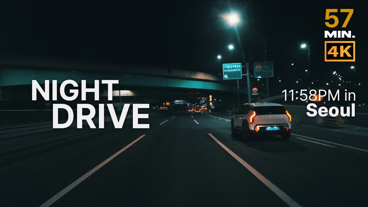 The Night Loop 🌙 Seoul Highway Drive: Hapjeong to Donghopyeong IC [4K] 강변북로-북부간선