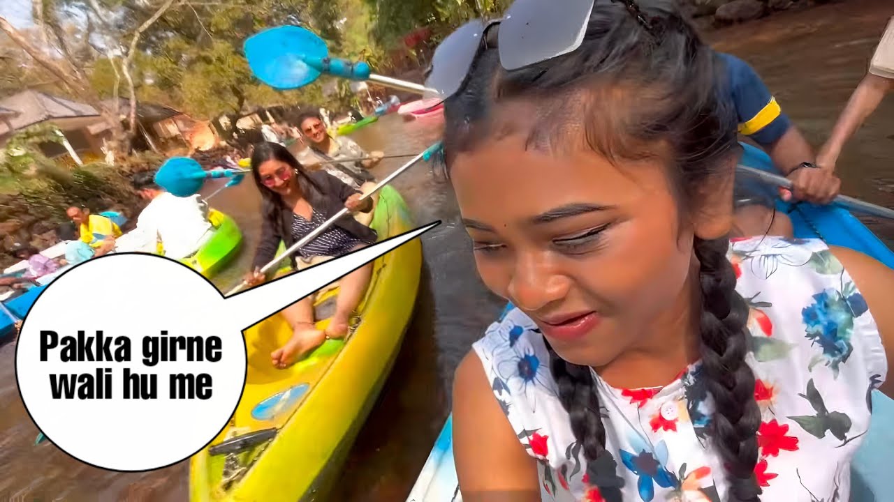 You MUST try this in Goa! 😆 | Epic Kayaking at Cola Beach | #vlog76 