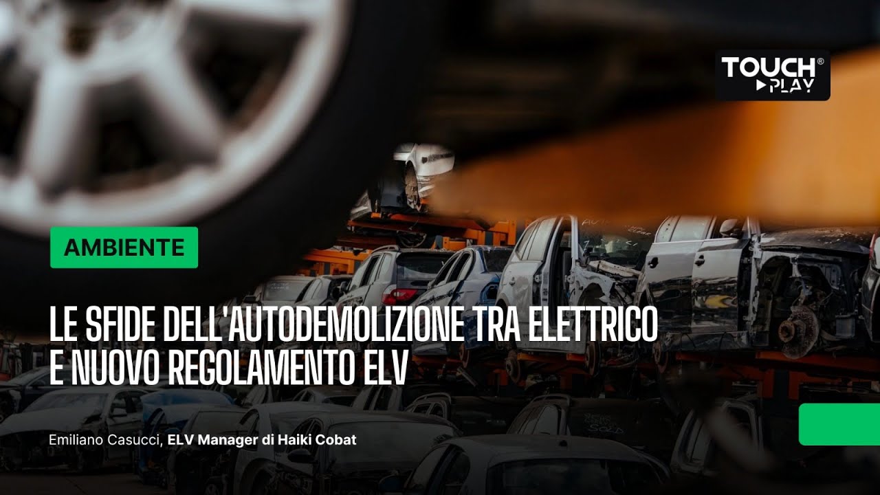 Le sfide dell'autodemolizione tra elettrico e nuovo Regolamento ELV