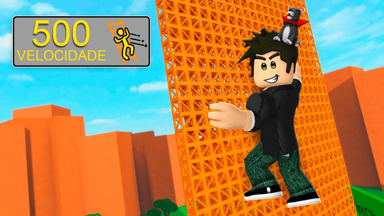 SUBIR ESCADA COM VELOCIDADE 500 | Roblox - Climb 2000 Stairs to VIP