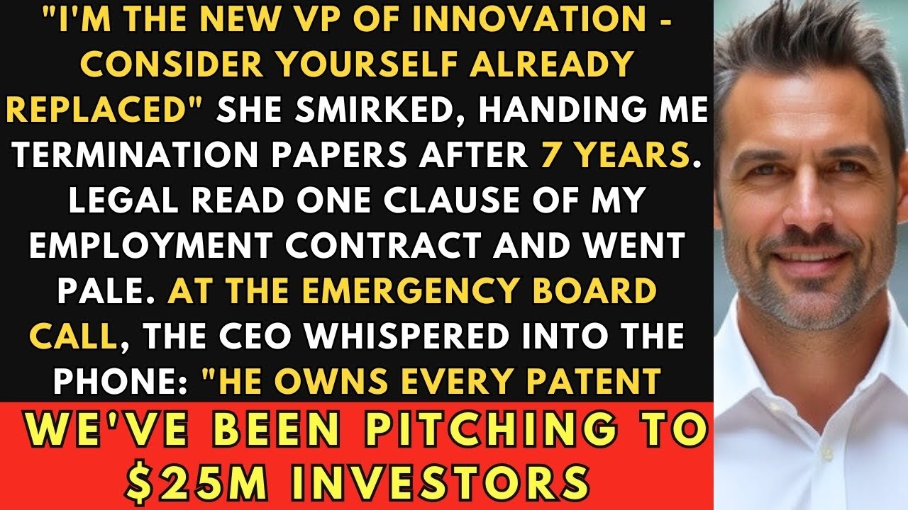 Fired After 7 Years, I Owned the Patents  VP's $25M Downfall   Corporate Revenge