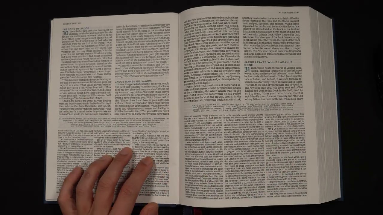 Genesis 29-31, Psalm 9