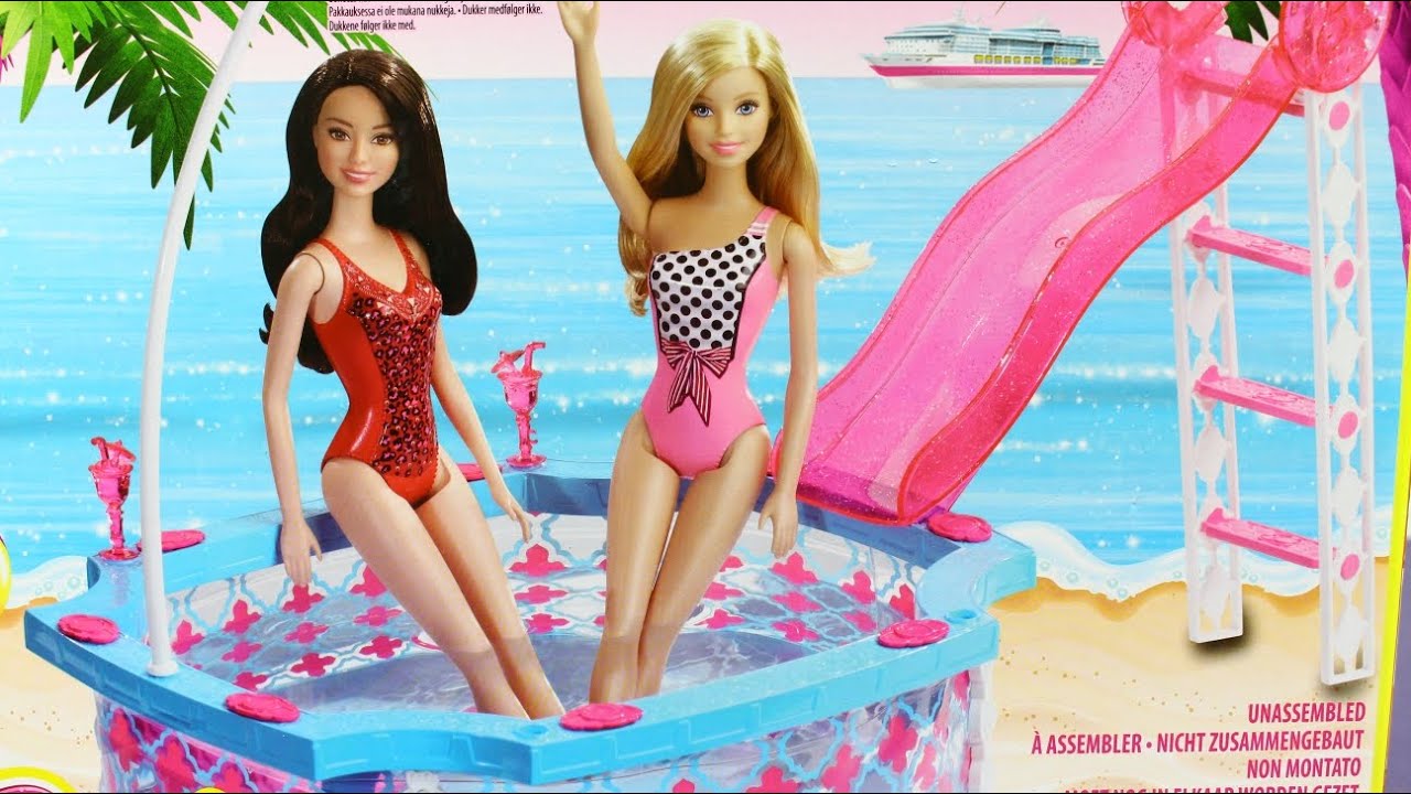 Barbie Glam Pool / бассейн  Барби - Mattel - CGG91