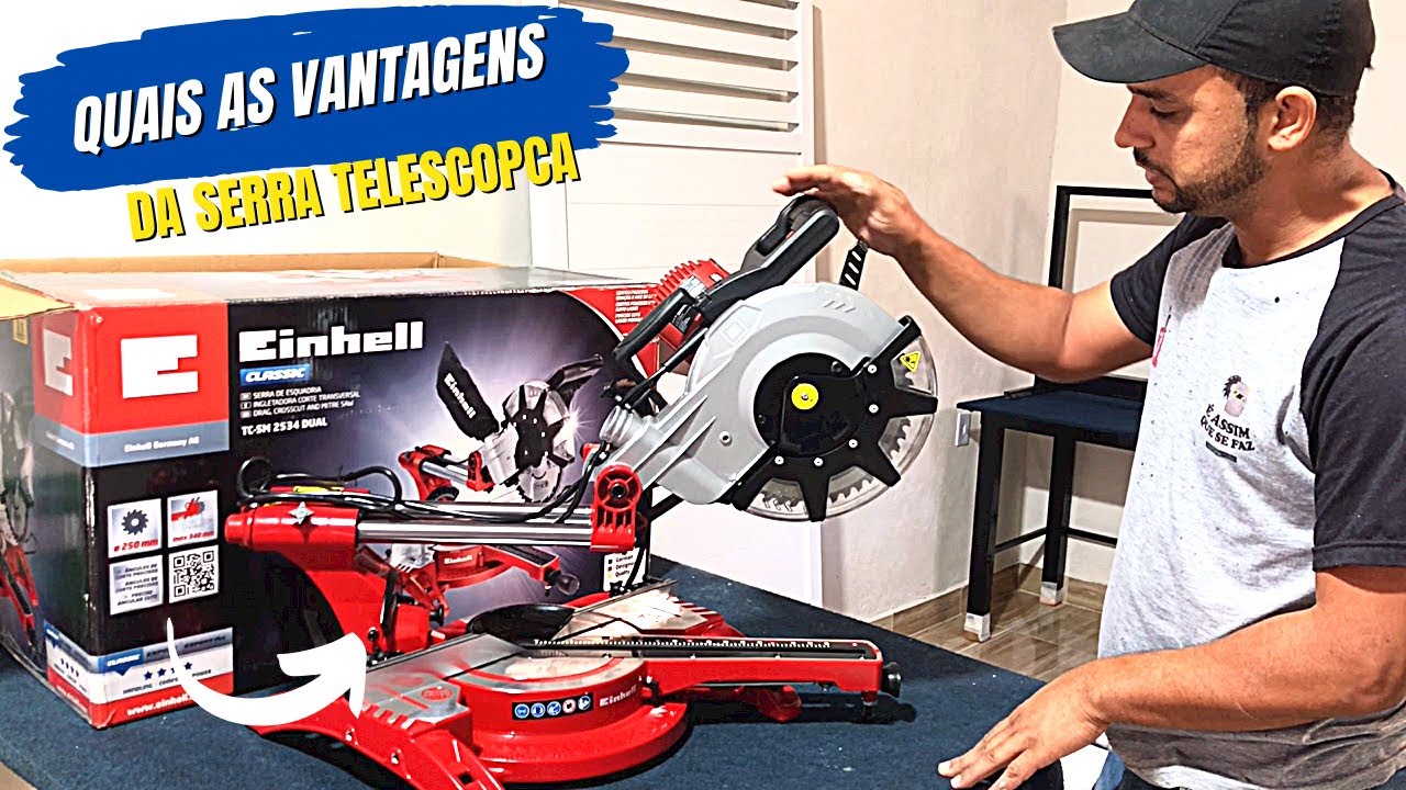Porque devo comprar serra de meia esquadria telescópica?