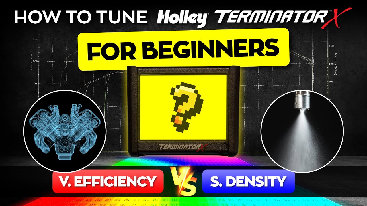 Holley EFI \\ Terminator X for Beginners - Volumetric Efficiency VS. Speed Density