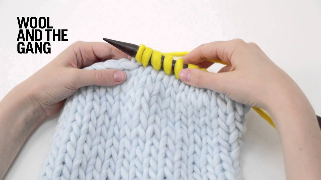 How to knit: Picking up Stitches