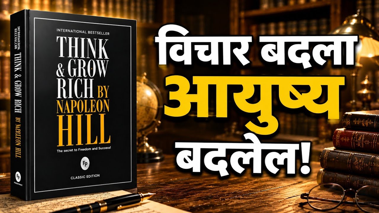 विचार बदला, आयुष्य बदलेल | Think and Grow Rich Book Summary Marathi