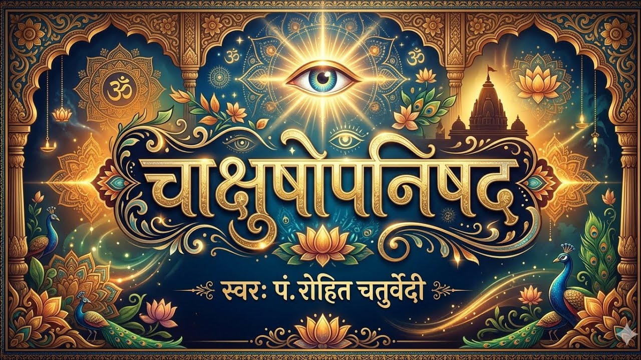 चाक्षुषोपनिषद चक्षु उपनिषद Chakshushopanishad / Pt. Rohit Chaturvedi 9473870115