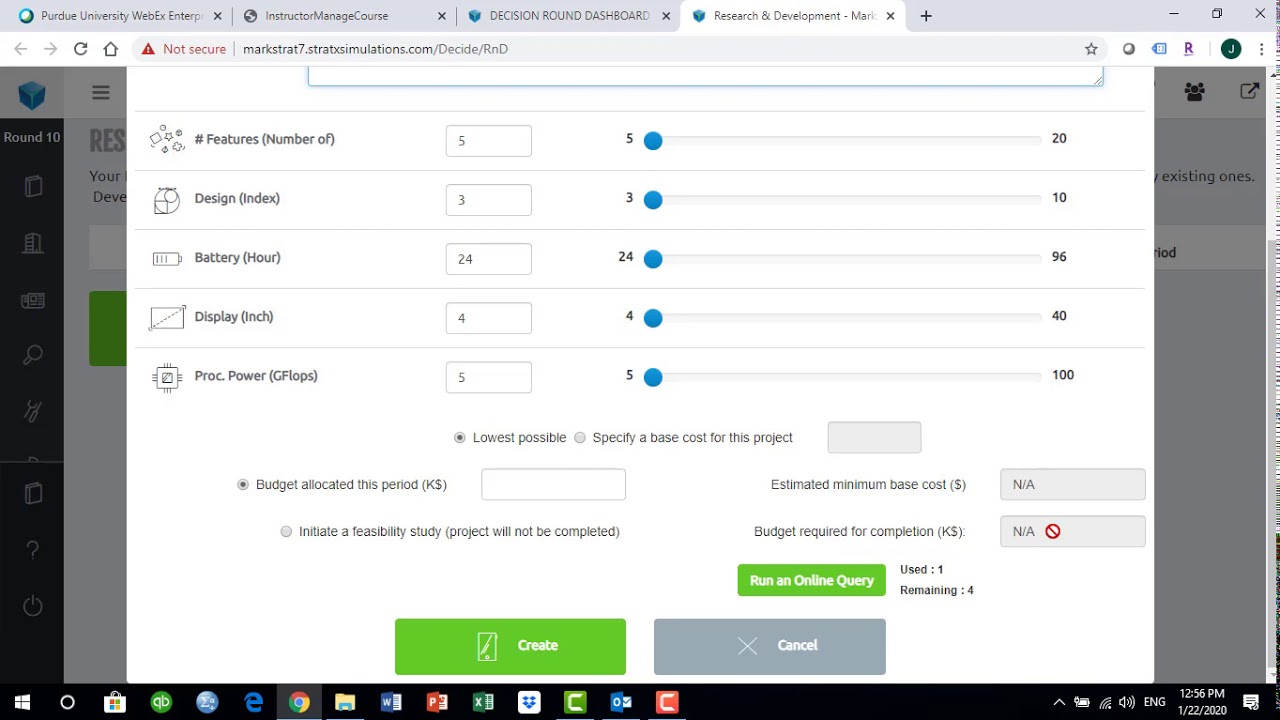 MarkStrat Simulation: How to Start R&D Project