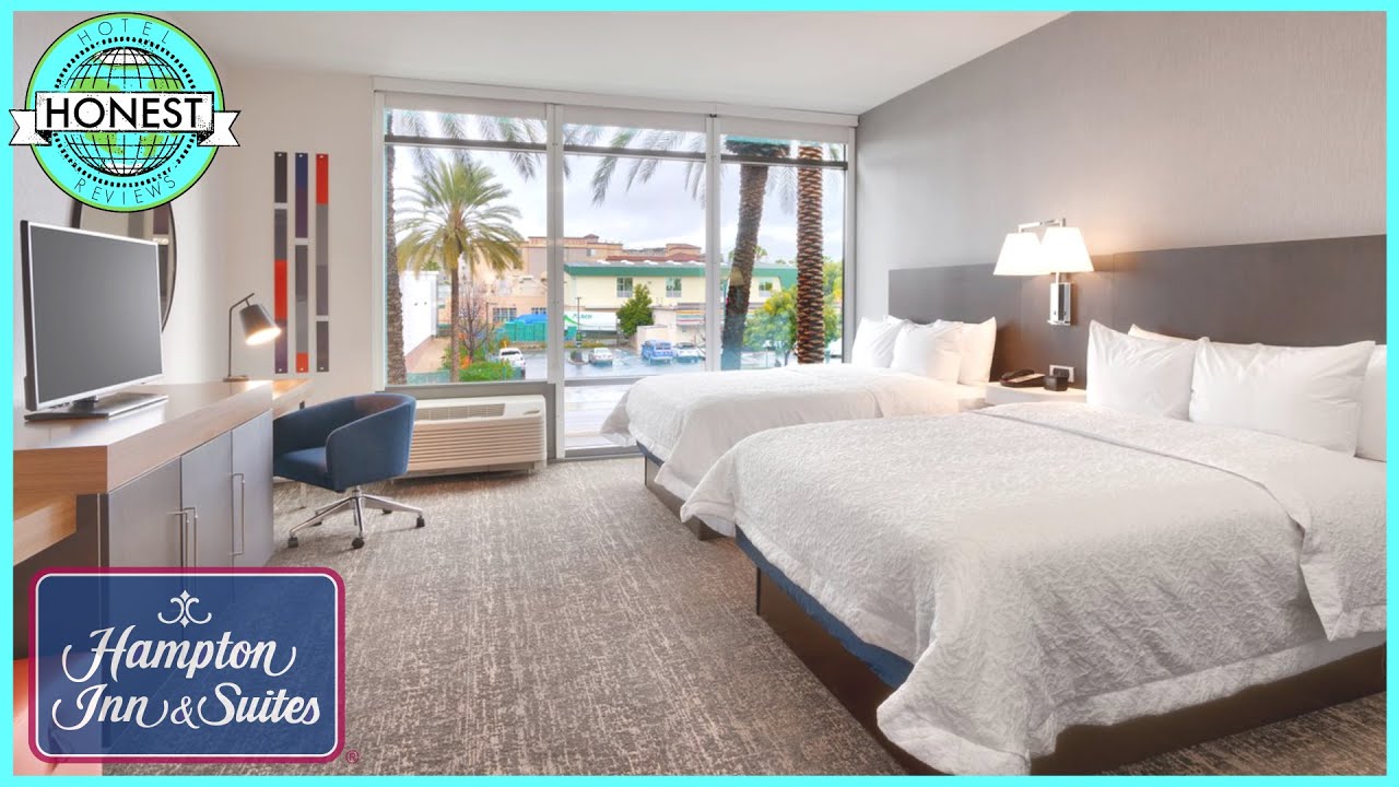 Hampton Inn & Suites Room Tour & Review - Disneyland Resort Anaheim