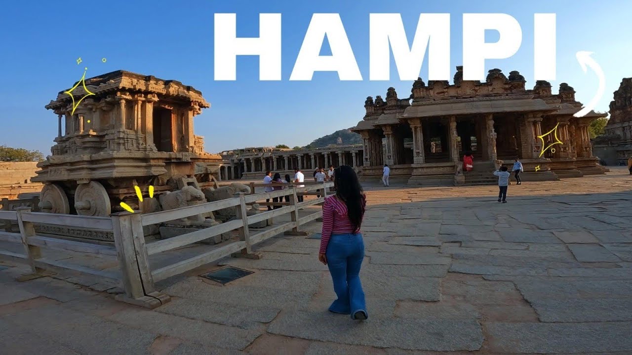 Hyderabad to Hampi Travel Vlog 2025 🛕 | Hampi Bike Ride,  Ancient Temples | UNESCO World Heritage
