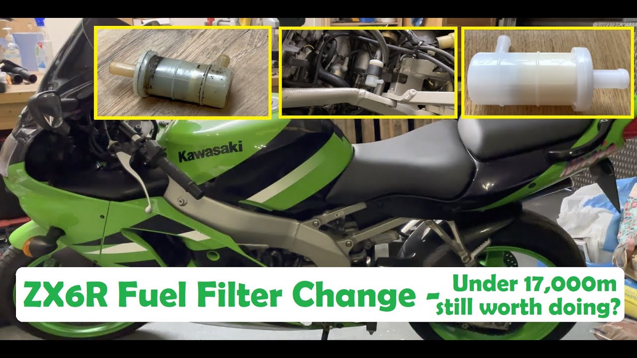 Kawasaki ZX6R J2 Replace Fuel Filter