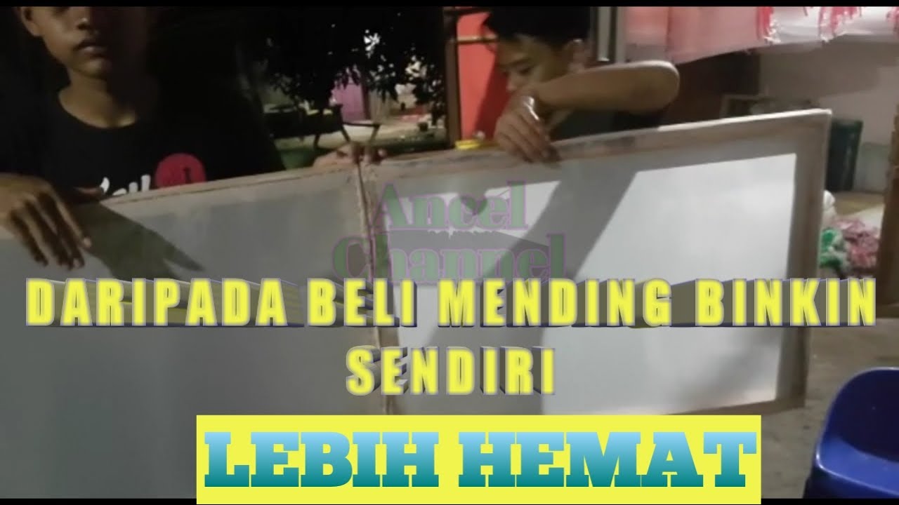 Cara Pasang SCREEN Sablon ( Pasang Kain Monil pada Frame atau Bingkai kayu Sablon )