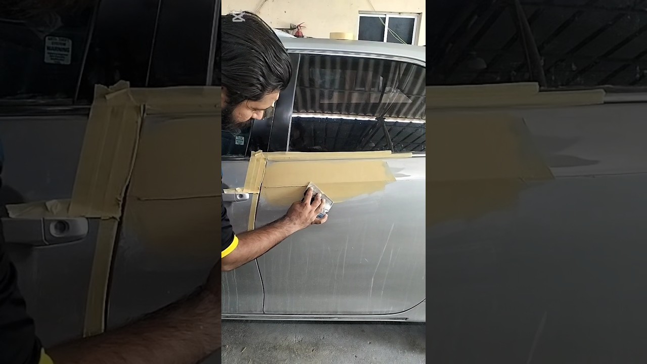 Steel putty work with out paint shorts#AutoshortsAutocars