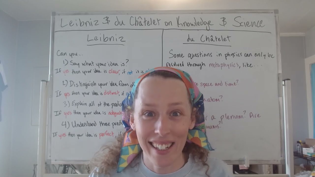 Leibniz and du Chatelet on Epistemology and Science