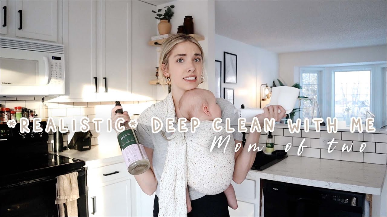 *realistic* deep clean with me II young mom of two II Reset for the New year