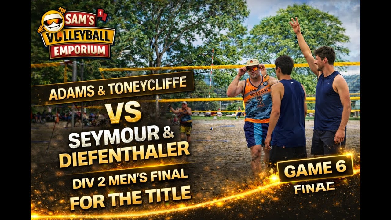 THE FINAL Seymour/Diefenthaler vs Adams/Toneycliffe | CVA Beach 15th - 16th November 2025