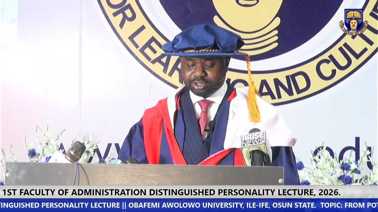 1ST FACULTY OF ADMINISTRATION DISTINGUISHED PERSONALITY LECTURE.  05022026