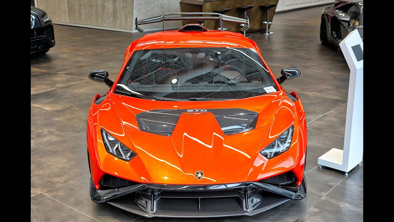 Lamborghini Huracan STO - Street LEGAL RACING BEAST Interior Exterior Start Up at Lamborghini Miami