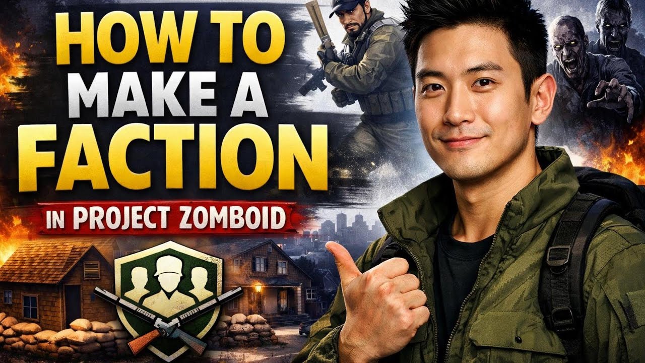 Как СОЗДАТЬ ФРАКЦИЮ в Project Zomboid (пошаговая инструкция)