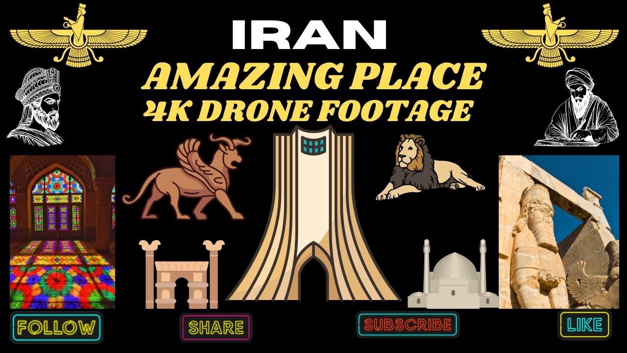 Iran Amazing 4K Drone and Walk Footage