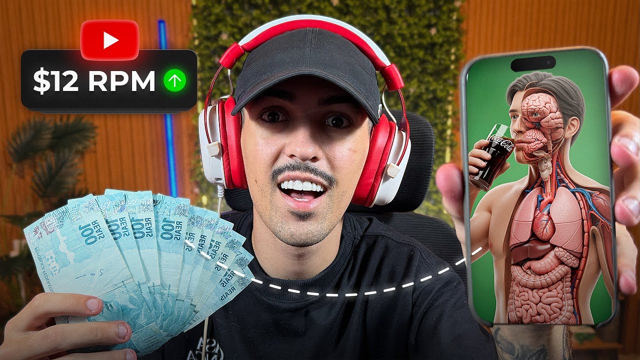 Eu Encontrei o MELHOR Nicho Dark pro YouTube em 2026.. (+R$8.540,50/mês) - PASSO A PASSO