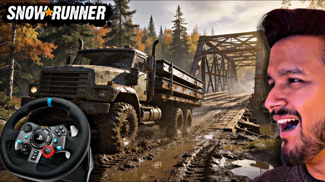 Ep-11 SnowRunner LIVE | AAJ NAYA TRUCK LENGE| Steering Wheel Logitech G29