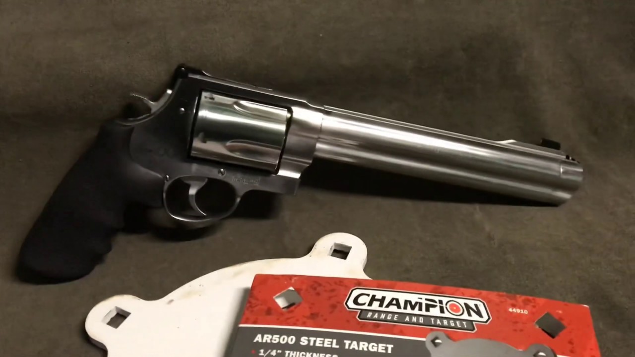 Walmart AR500 Steel Gong vs. 500 S&W Magnum