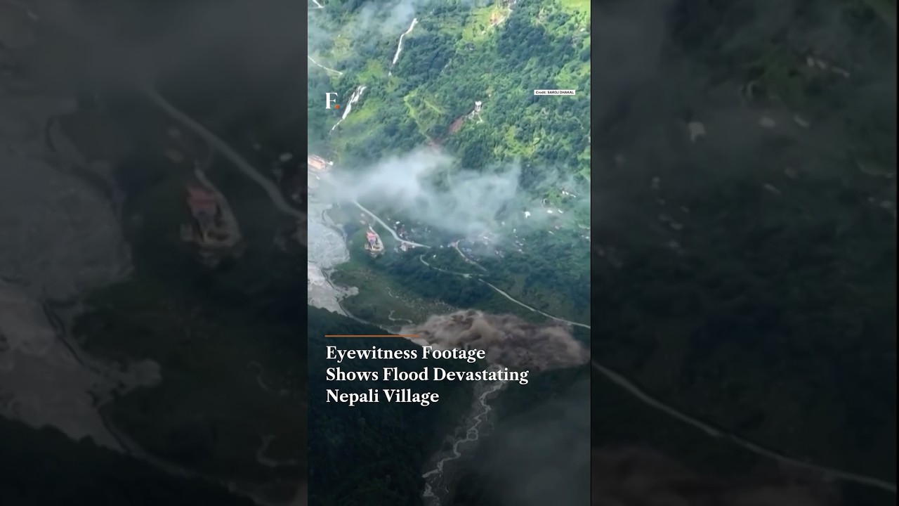 Eyewitness Footage Shows Flood Devastating Nepali Village | N18G