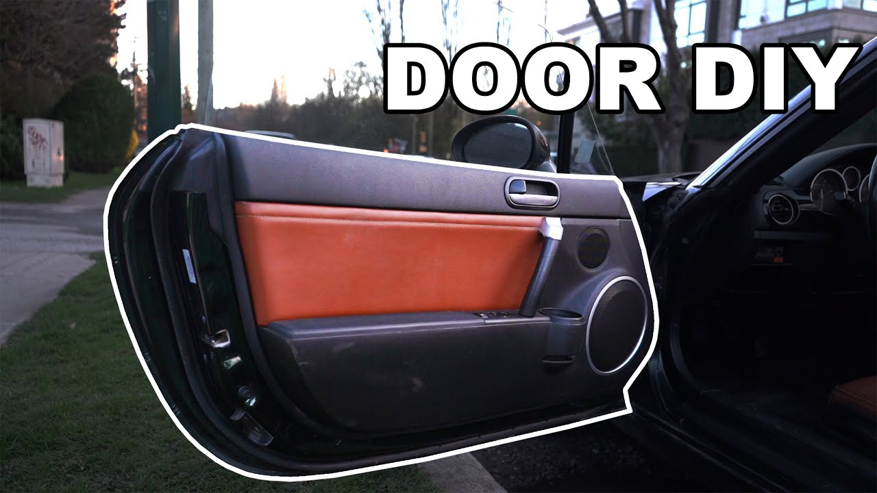 How to replace an NC Miata door card and door handle
