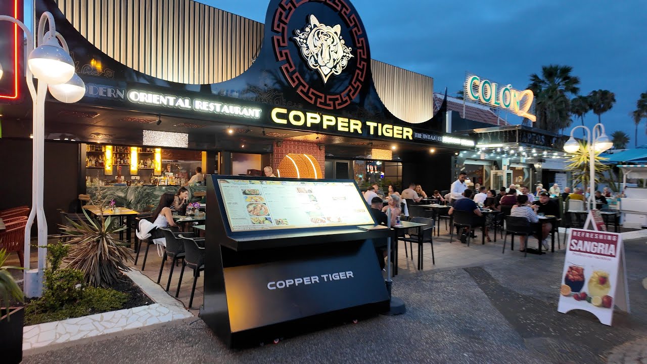 Tenerife - The Latest Restaurant In Playa Las Americas & Look The Gaelic Corner Is Packed Out!..