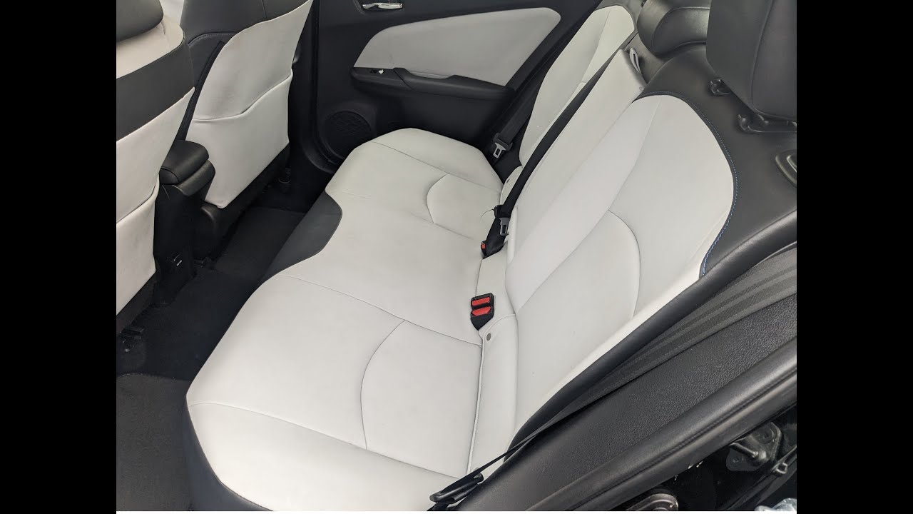 2017 Toyota Prius - How to Fold Down Back Seats